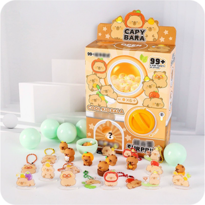 디어시즌 선물 캡슐 뽑기 토이 장난감, 1개, 카피바라