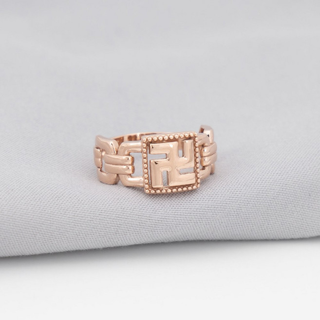 루키스톤 18k 베론트 만자반지 18k반지