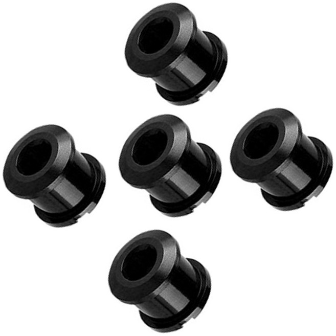 시그니처베이지 자전거 초경량 크랭크 체인링 더블 볼트 YPZ332, 5개, 블랙