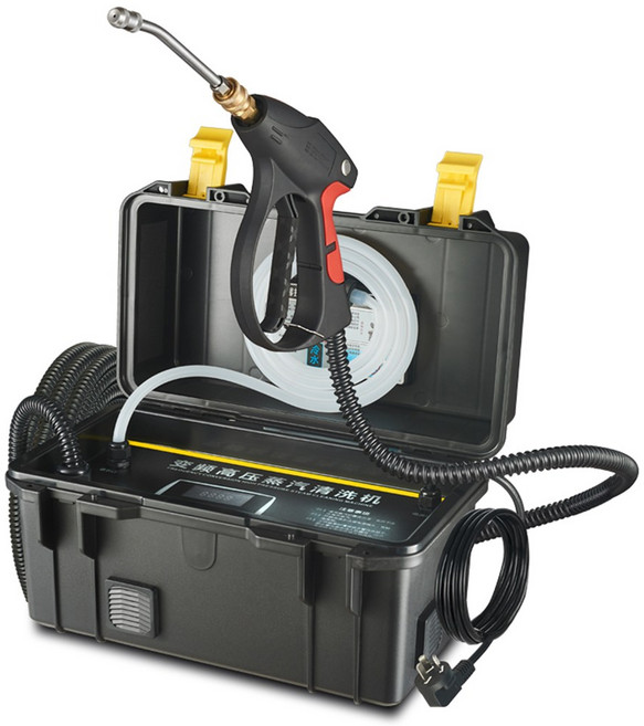 고압 스팀청소기 강력한 세차기 고온 스팀살균기 업소용 산업용 차량용 세척기 분사기, 블랙, JJH-650CT18(S3) 18kg 수압