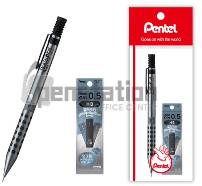 펜텔 스매쉬 다아아몬드 메탈릭 컬러 샤프 0.5mm + 샤프심 세트(한정판), 1팩, 다이아몬드 메탈릭 1개+HB샤프심 1개
