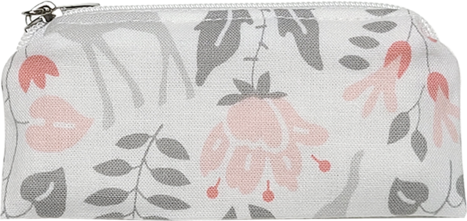 파우마우 면 지퍼 도장 파우치, 블라썸핑크, 1개