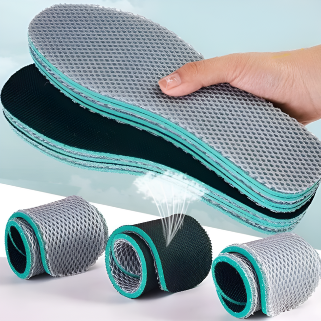 통기성 좋은 남녀공용 인솔 발이 편한 메쉬 쿠션 깔창