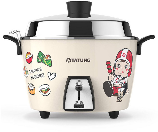 TATUNG 大同 6人份台灣好食不鏽鋼配件電鍋 TAC-06L-MBIF