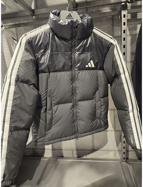 아디다스 여성 삼선 검정 다운 패딩 KH2060 W 3S PUFF D K ADIDAS