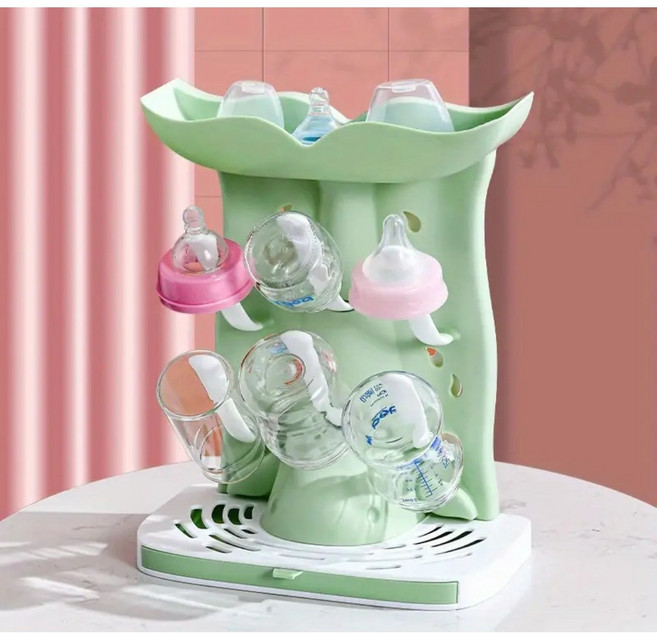 코지베베 공간 절약 아보카도 스탠딩 젖병 건조대