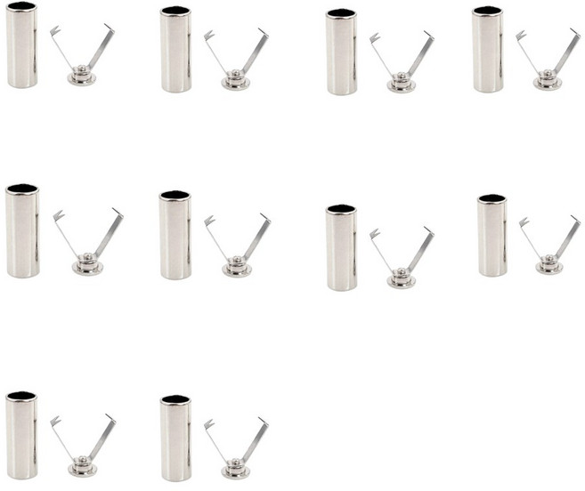 힐올 후드끈 마감팁 스트링 홀더 10P, 1개, 실버