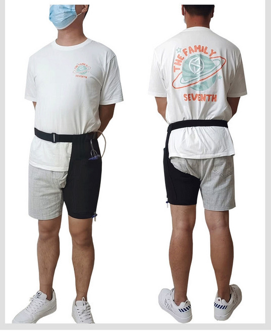 선호그룹 담즙주머니 소변 배변 주머니 배액관 소변줄 유린백 오줌통 배액 장루 배액관 담즙 담즙배액관, 검은 색, 1개