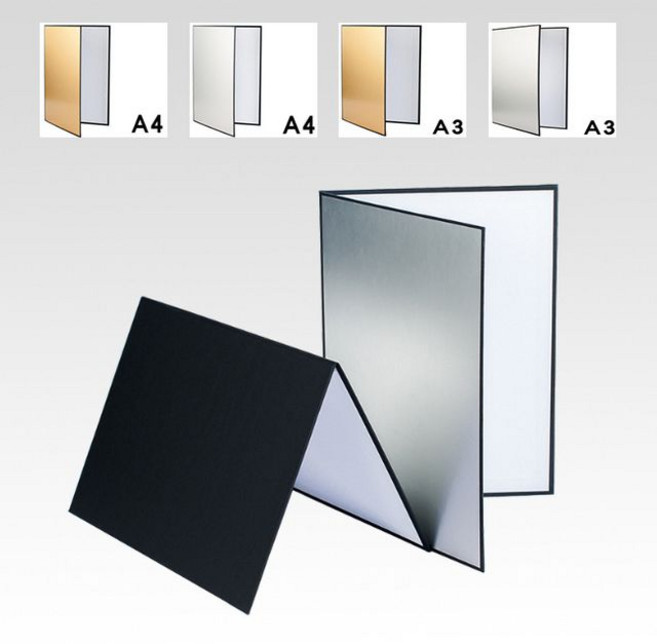 키밍 휴대용 촬영 3색 반사판, A3 실버, 본상품선택, 1개