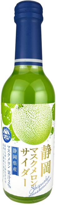 기무라음료 시즈오카 머스크 멜론 사이다, 1개, 240ml