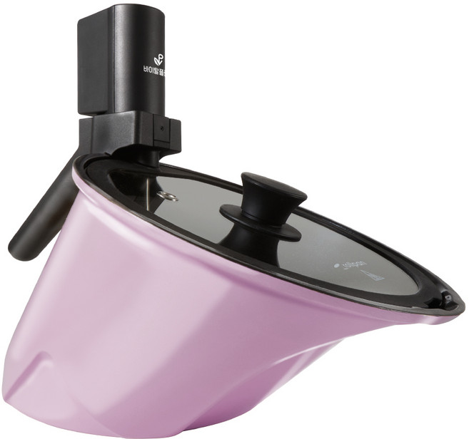 바이탈플랜트 롤팬 퍼플 뉴오리지널 자동회전냄비, 1개, 25cm