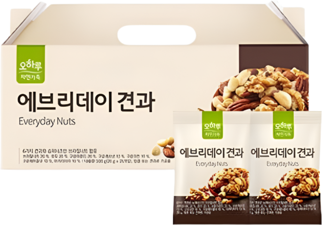 오하루 에브리데이 견과 견과세트 (20g X 25개입), 500g, 1박스