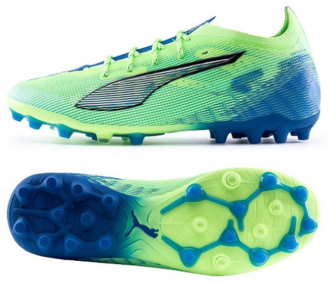 푸마 축구화 풋살화 울트라 5 얼티메이트 MG 그린 블루