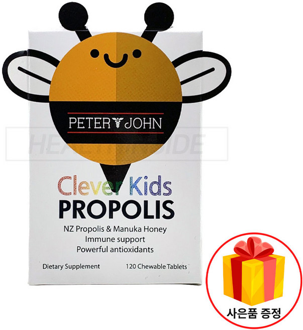 피터앤존 클레버 키즈 프로폴리스 120 츄어블정, 1개, 120정