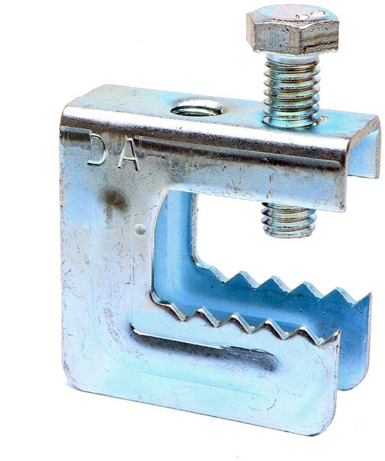 국산 H빔 클램프 악어 이빨 50 50 20 3/8 형강 크램프 C형 파이프 행가 전산 볼트 덕트 각파이프 브라켓 빔클램프 빔크램프 빔용 집게 운반 고정, 1개