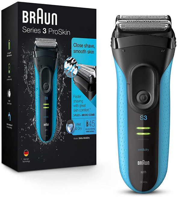 BRAUN 시리즈3 전기면도기 Braun Electric Series 3 Razor with Precision Trimmer, 1개