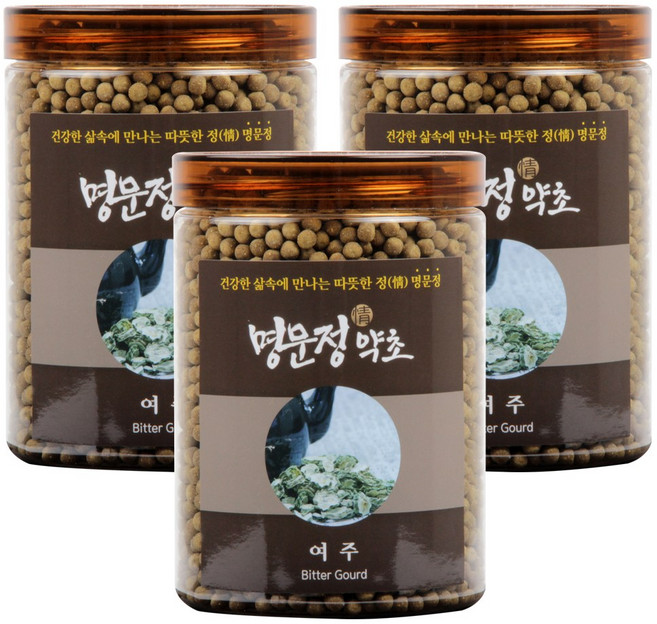 명문정약초 여주환 건 여주 고야 여주열매 환, 400g, 3개