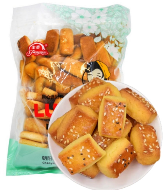 <중화국제>루궈과자 옛날맛 그대로 참깨 손가락과자, 1개, 500g