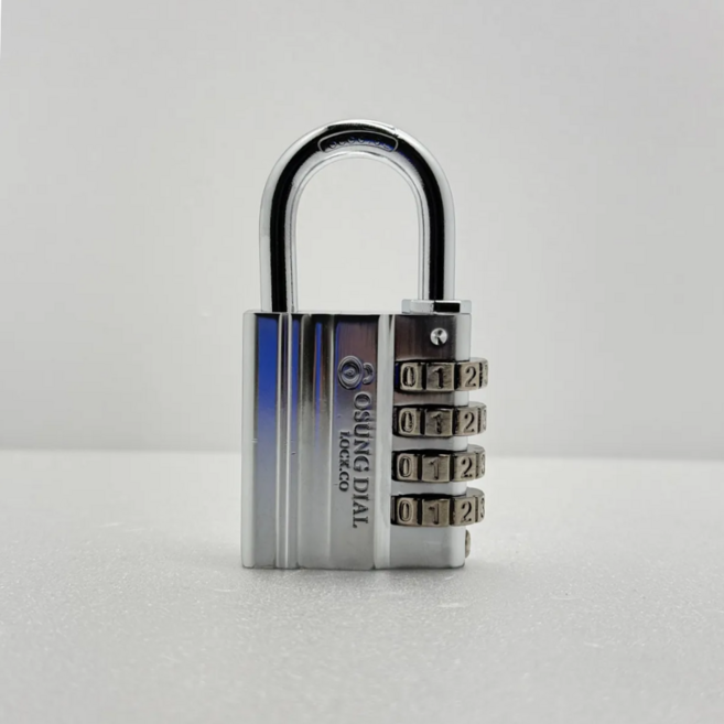 OSUNG STS40D 녹방지 방수 스텐번호열쇠 번호변경가능 SUS316L 최고급스텐고리 창고키 바닷가 빗물사용, 1개