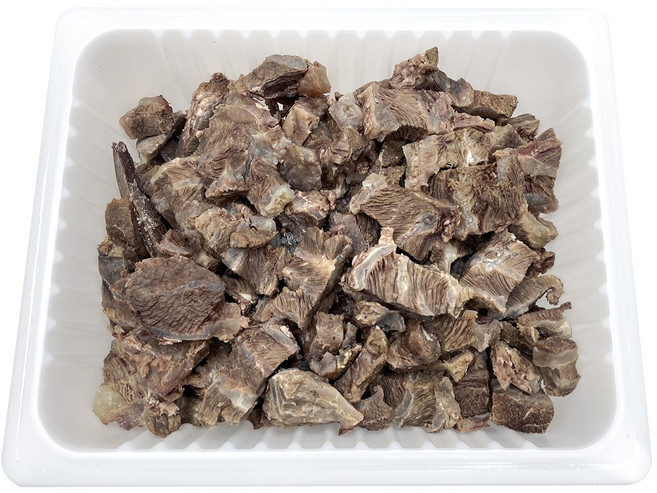 [본가집] 삶은 소 볼살(큐브) 2.5kg, 1개