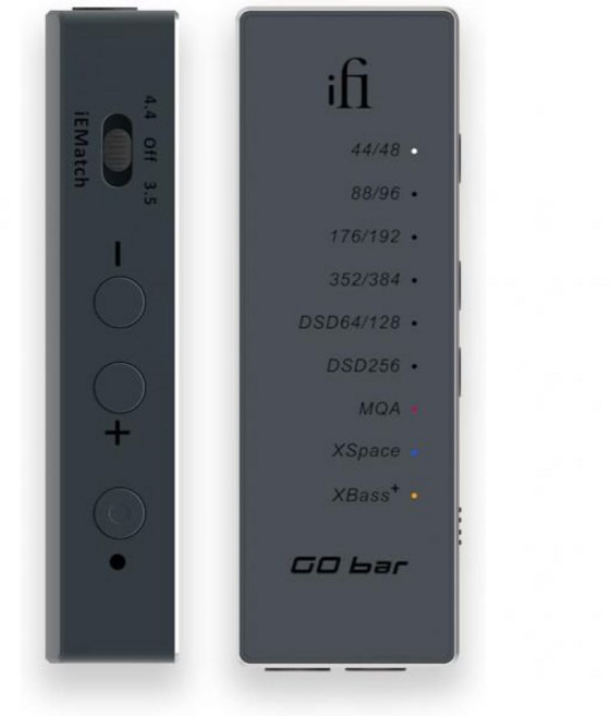 iFi GO bar 울트라 포터블 DAC 프리앰프 헤드폰 엠프, Go Bar Black