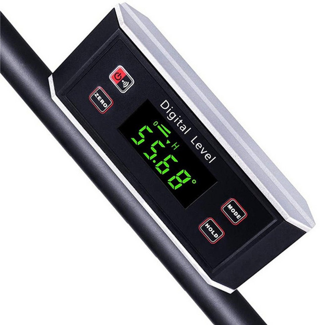 방수 방진 디지털 정밀 자석 경사계 전자 각도계 각도기 수평기 수평자, 1개