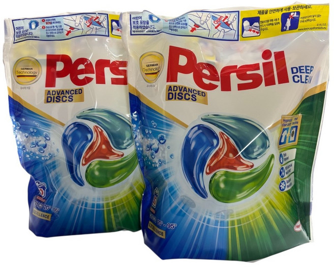 퍼실 디스크 파워 캡슐세제 파우치30개입 x 2, 30개입, 4개