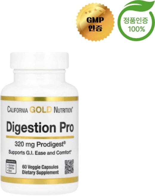 CGN 다이제스천 프로 아티초크 생강 추출물 320mg 60정, 1개 - 쿠팡
