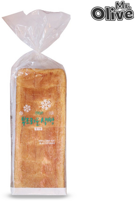 BNK 부드러운 통 식빵 냉동 1000g, 1개, 1kg