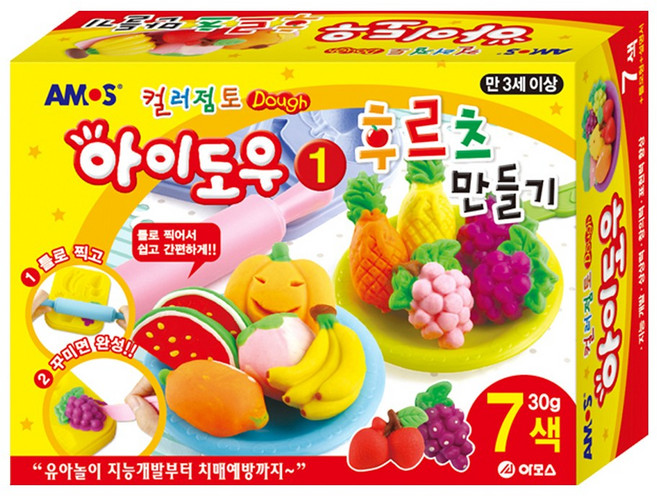 아모스 6000 컬러점토 아이도우 후르츠 만들기, 혼합 색상
