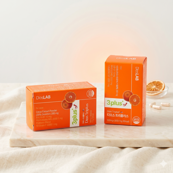 디오스트리플러스 디오스민 장유산균, 15g, 1개, 장유산균 1Box (1개월)