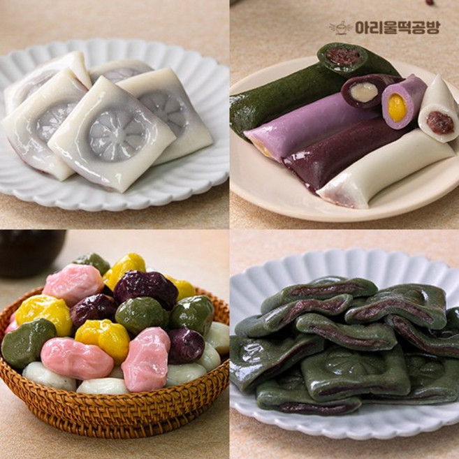 [굳지않는아리울떡] 총 5kg / 가래떡2kg+절편2kg+깨송편1kg, 1개