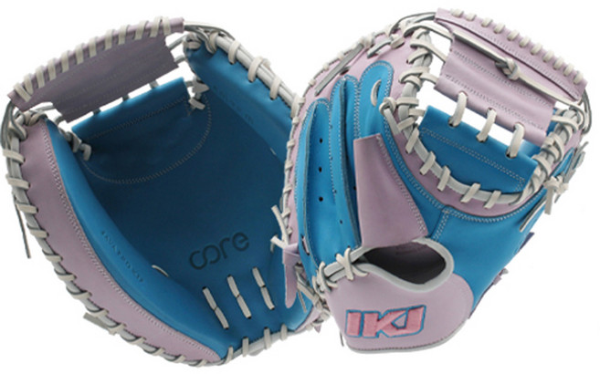 인코자바 포수미트 글러브 34인치 스카이블루/라벤더 CR CM-TF M, 1개