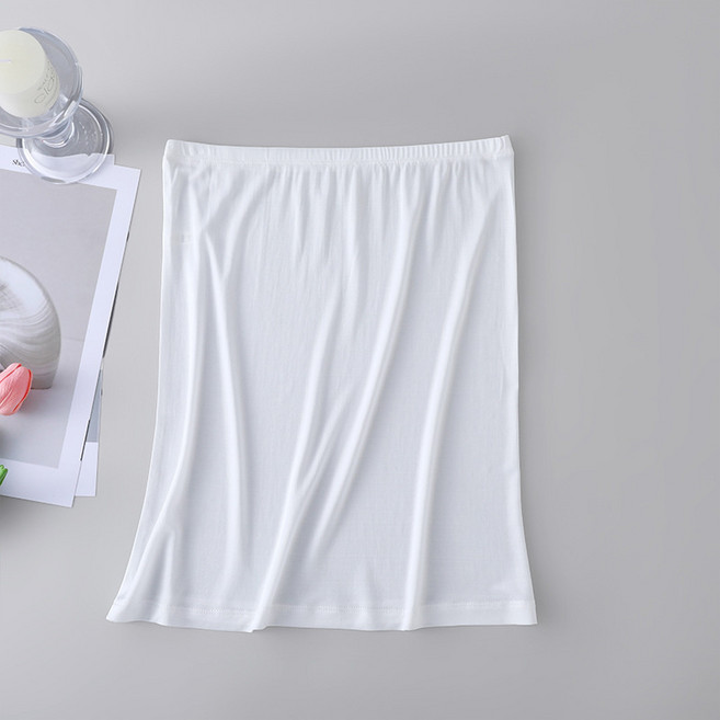6A級桑蠶絲四分襯裙 真絲防走光半身裙