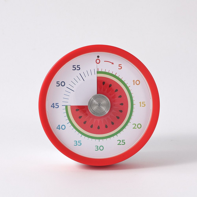 공심 무소음 상크한 과일 타이머, 1개, 수박