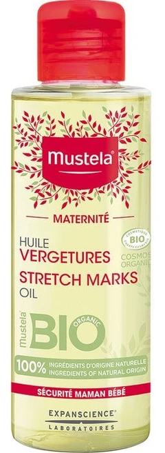 MUSTELA 프랑스 정품 무스텔라 임산부 튼살 방지 오일 105ml, 1개 - 쿠팡