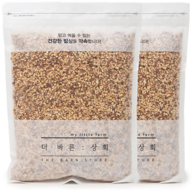 더바른상회 구운 아몬드 분태, 2개, 1kg