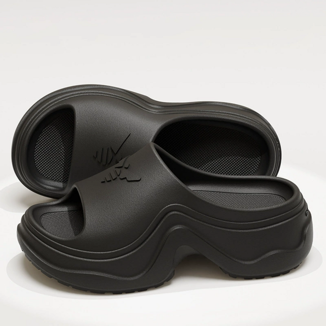 [YOUNG] 여성 통굽 슬리퍼 5cm EVA 키높이 사무실 실내화