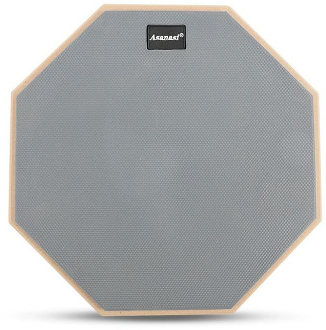 12인치 연습용 드럼패드 풀세트 입문용 스탠드 스틱포함 12인치오렌지+스틱, 1개, 12인치 그레이