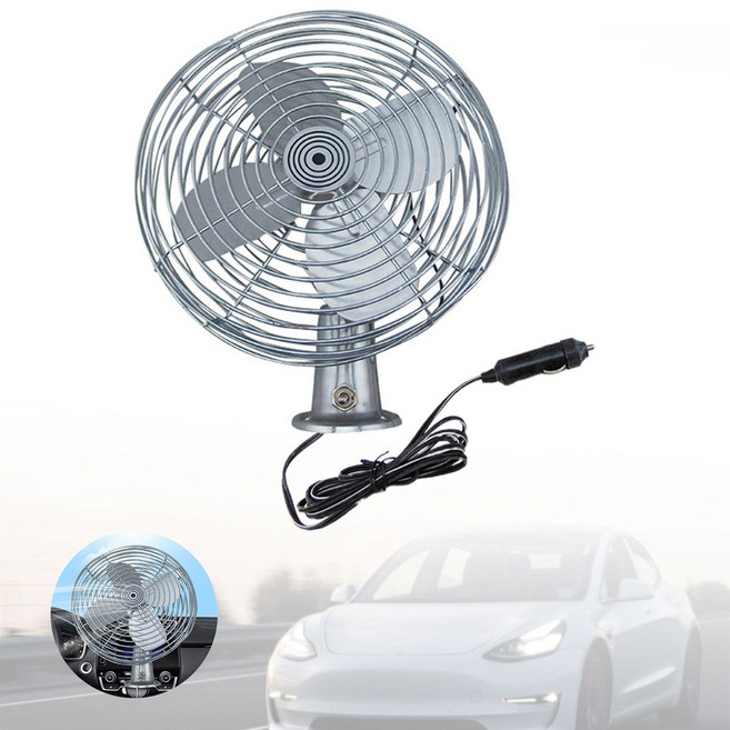 트레일러 캠핑카용 일반 냉각 선풍기 금속 트럭 선풍기 8 인치 12V