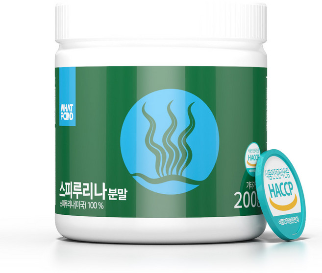 왓푸드 스피루리나 분말 200g 300g (미국), 200g 본품