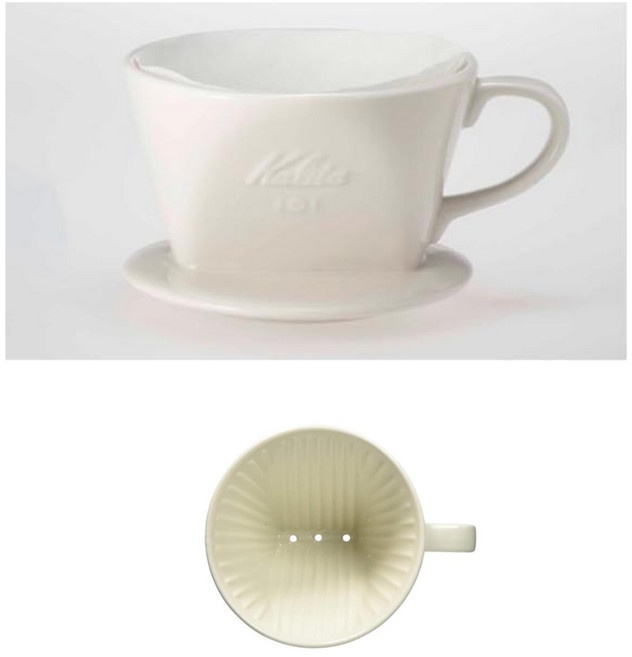 칼리타 도자기 드리퍼 커피 홈카페 1~2인용, 1-2인용(101L), 1개