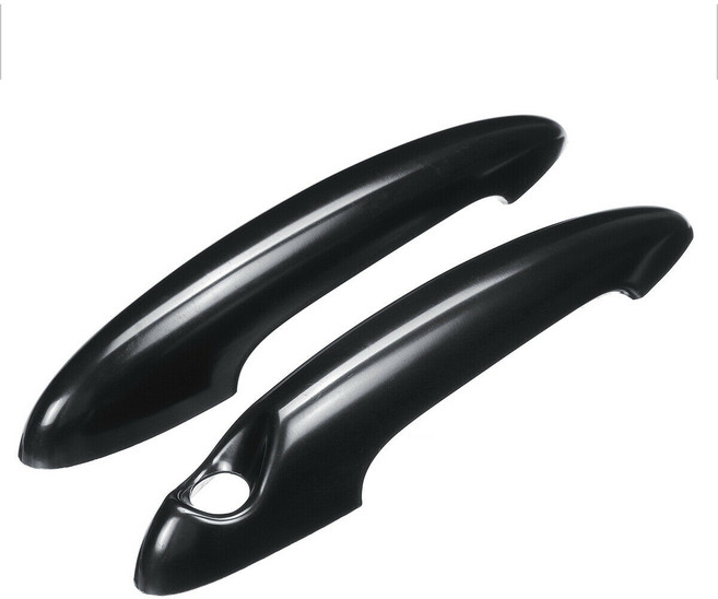 미니 쿠퍼 S R50 R56 R56 용 2 개 PCS ABS 블랙 도어 핸들 커버, 하나, 보여진 바와 같이