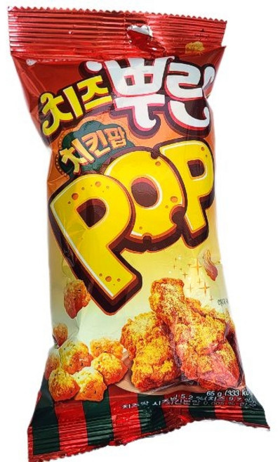 오리온 치즈뿌린 치킨팝, 65g, 1개