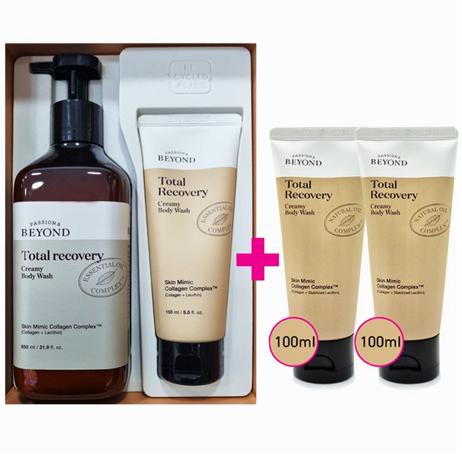 비욘드 토탈 리커버리 크리미 바디워시, 1.1L, 1개
