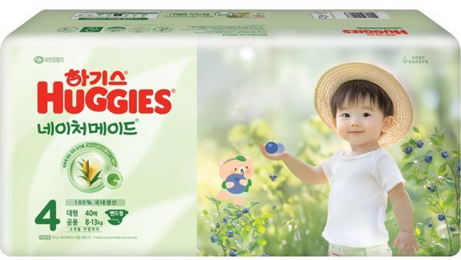 하기스 네이처메이드 4단계 공용 대형 40매