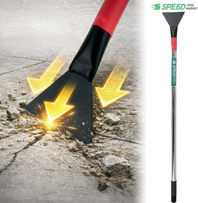 국산 대형 긴 롱 타일 스크래퍼 도배 스크레퍼 헤라 철거 120x1200mm, 1개