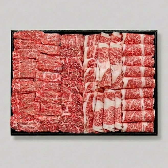 1++ 한우 구이용 모듬세트 소고기, 1개, 600g