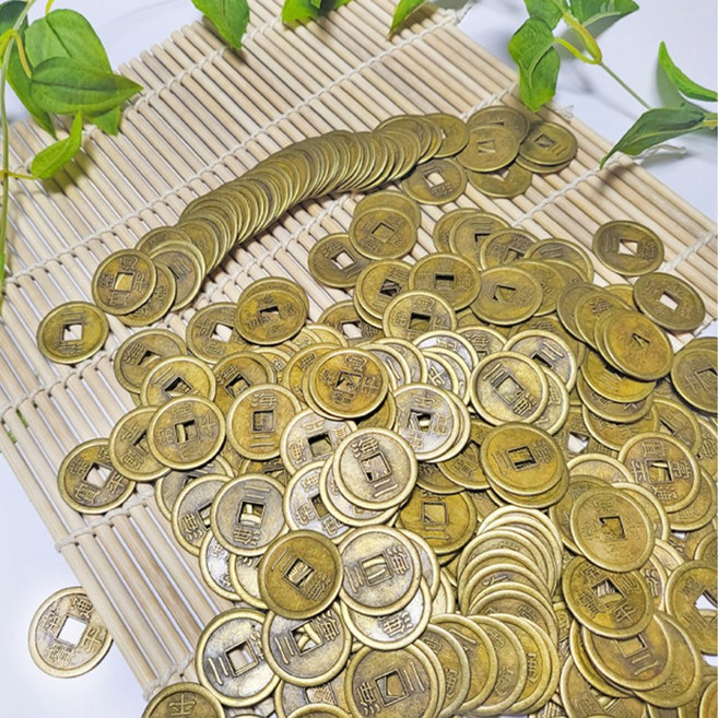 엽전 소 25mm 옛날 동전 돈 상평통보 전통 풍수 소품 돌잡이 용품 재물운, 상세페이지 참조