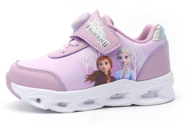 디즈니 여아용 겨울왕국2 다미 LED 운동화